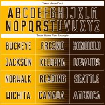Maglia da calcio personalizzata con stampa a sublimazione con gradiente marrone oro-bianco